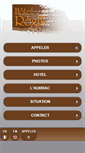 Mobile Screenshot of hotel-regis-laguiole.com